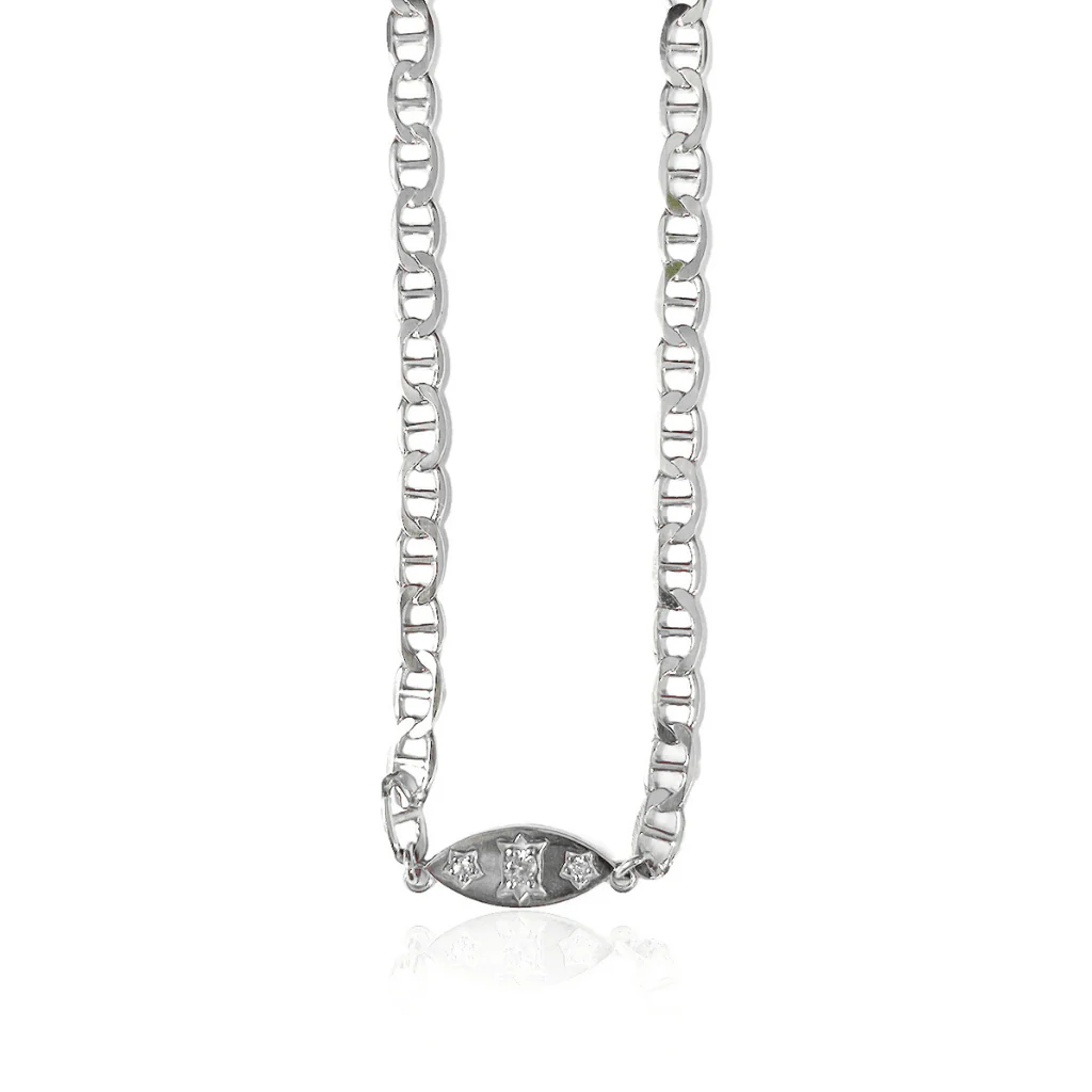 Solid Gold Freedom Statement Necklace - Image 4