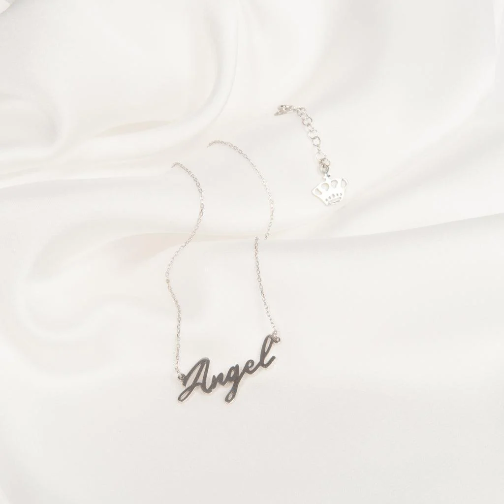 Solid gold Handwriting Name Necklace - Image 7