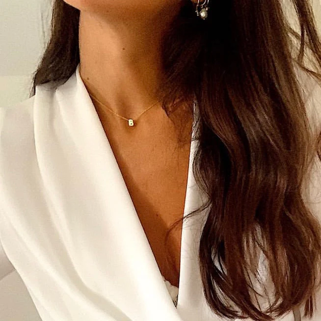 Initial Letter necklace - Image 7