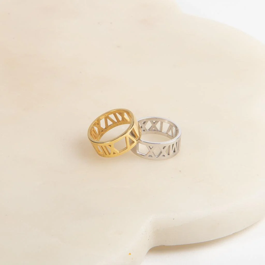 Solid Gold Special Date Ring - Image 2