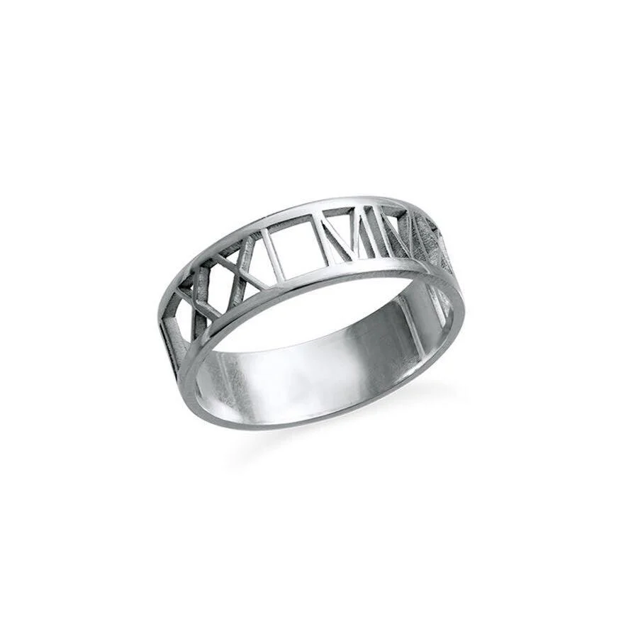 Solid Gold Special Date Ring - Image 8