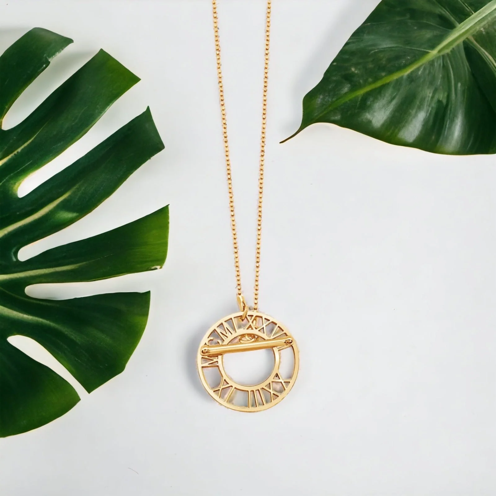 Solid Gold Time Flies Necklace - Image 11