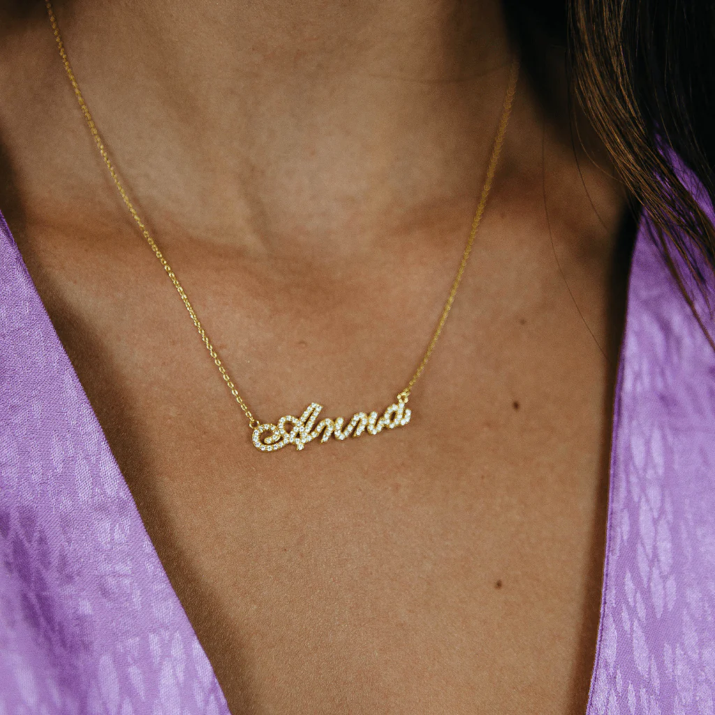 Sparkling Name Necklace - Image 3