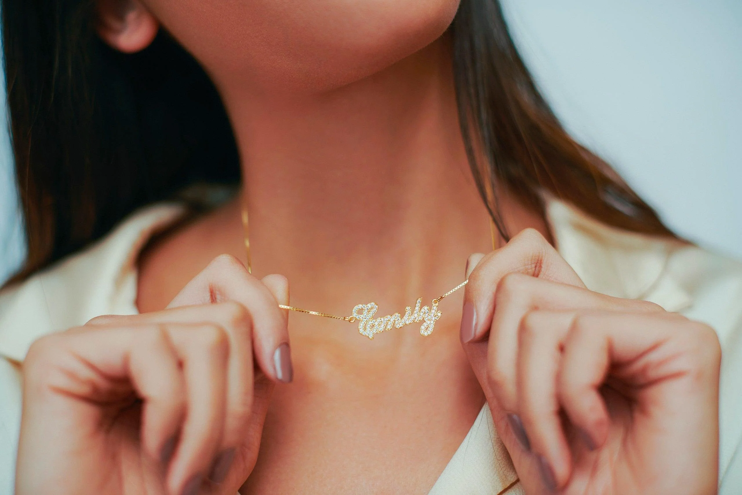 Sparkling Name Necklace - Image 4