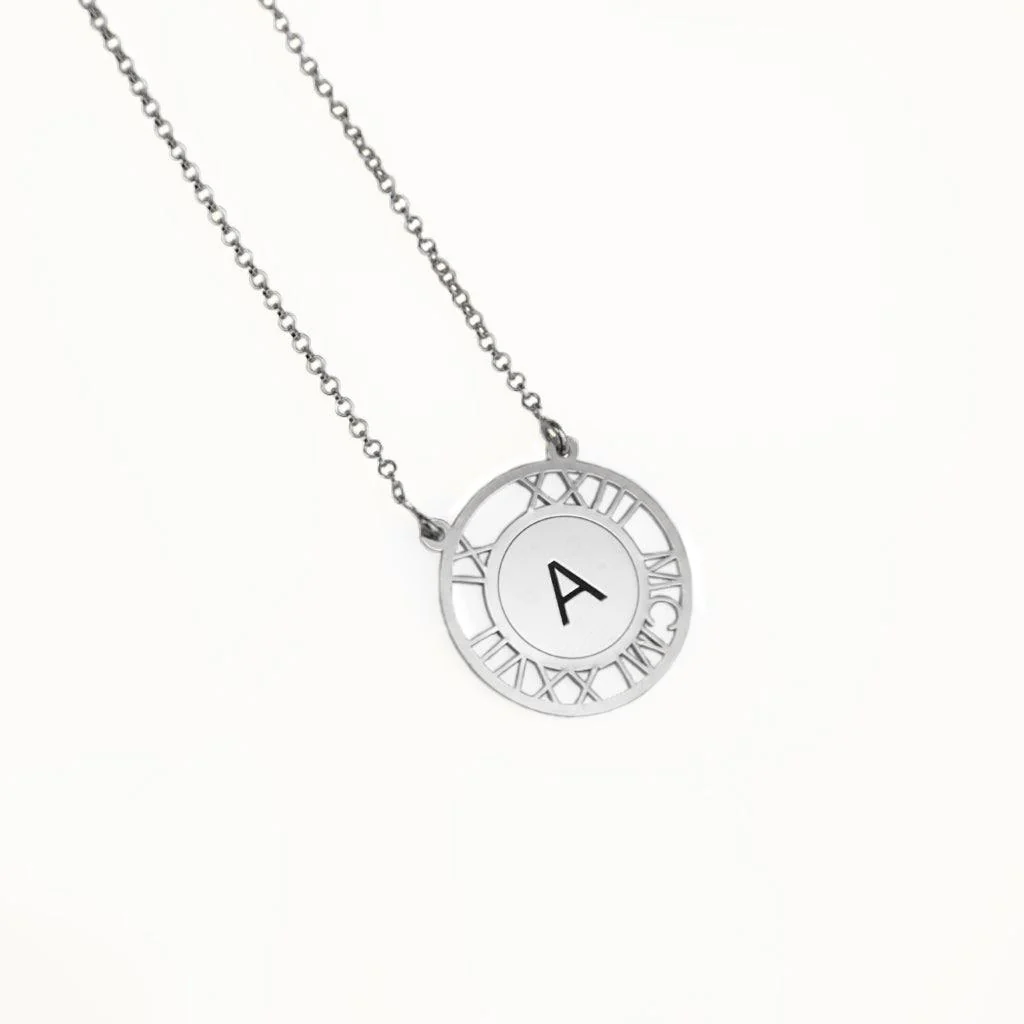 Special Date Initial Necklace - Image 3