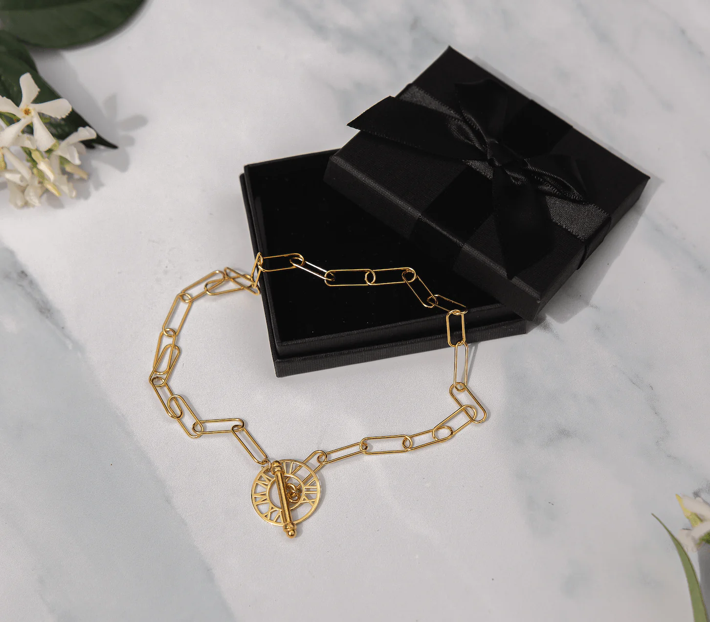 Special Date Rectangle Chain Necklace - Image 12