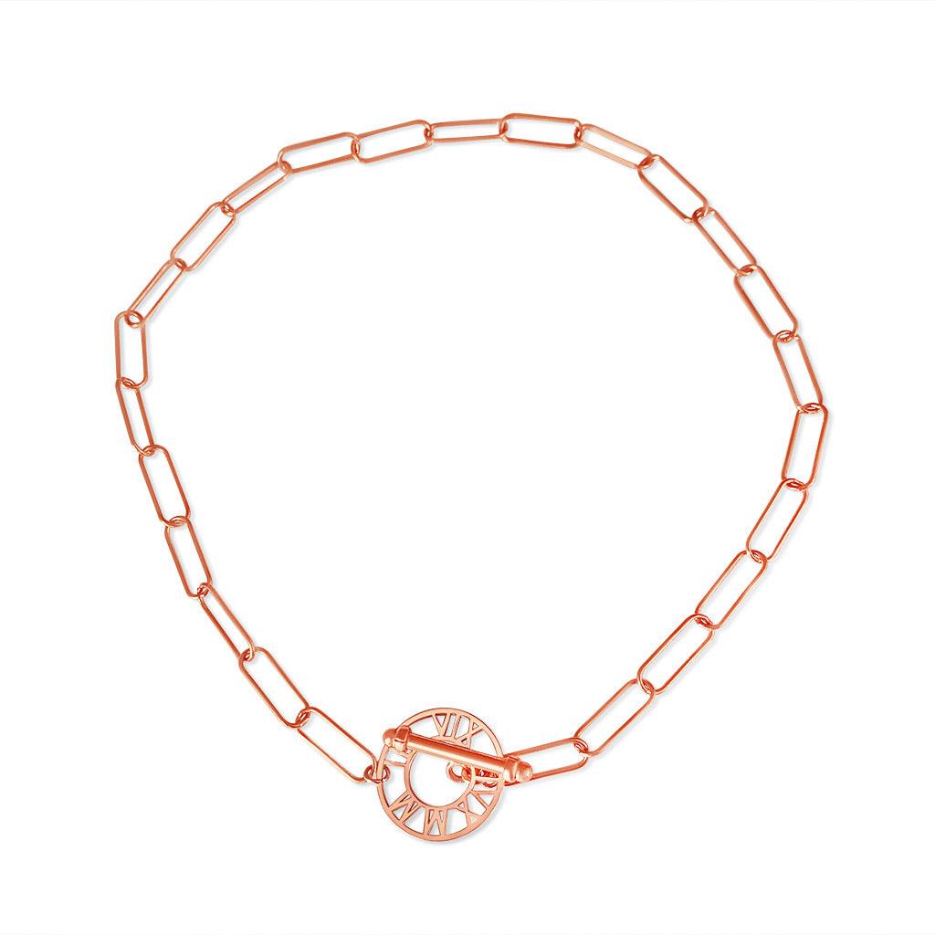 Special Date Rectangle Chain Necklace - Image 7
