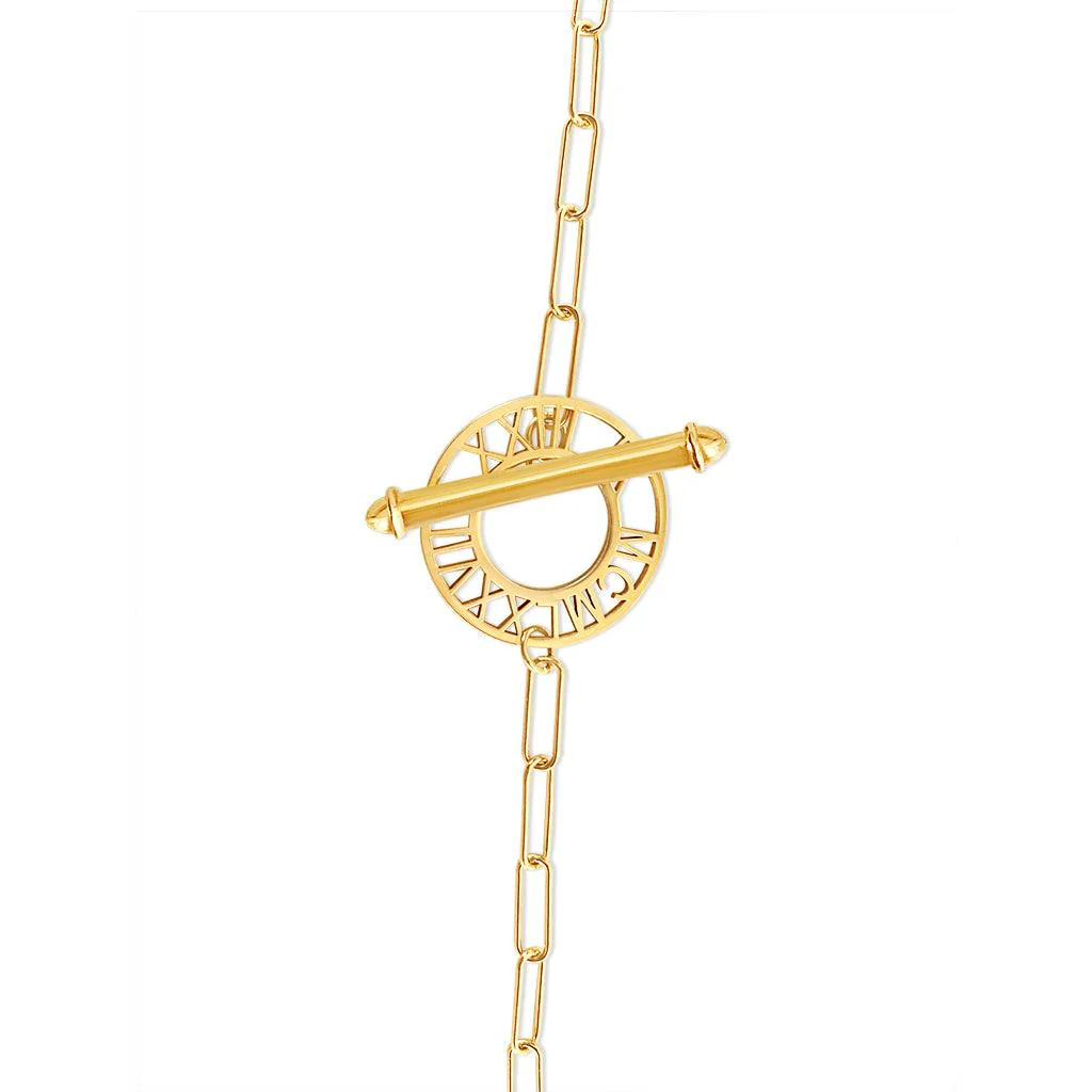 Special Date Rectangle Chain Necklace - Image 8
