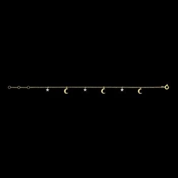 Star And Moon Chain Bracelet - Image 2
