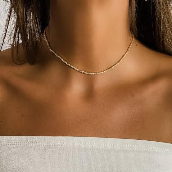 Tennis Chain Necklace - Image 3
