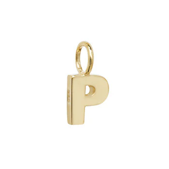Yellow Gold Initial Pendant - Image 17