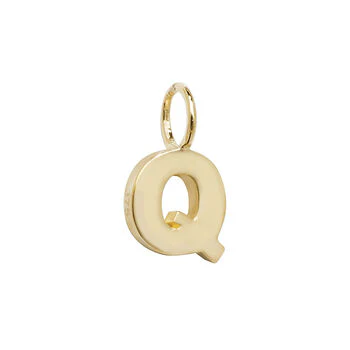 Yellow Gold Initial Pendant - Image 18