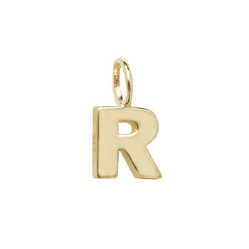 Yellow Gold Initial Pendant - Image 19