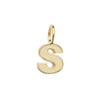 Yellow Gold Initial Pendant - Image 20