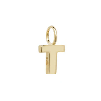 Yellow Gold Initial Pendant - Image 21