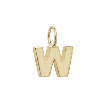 Yellow Gold Initial Pendant - Image 24
