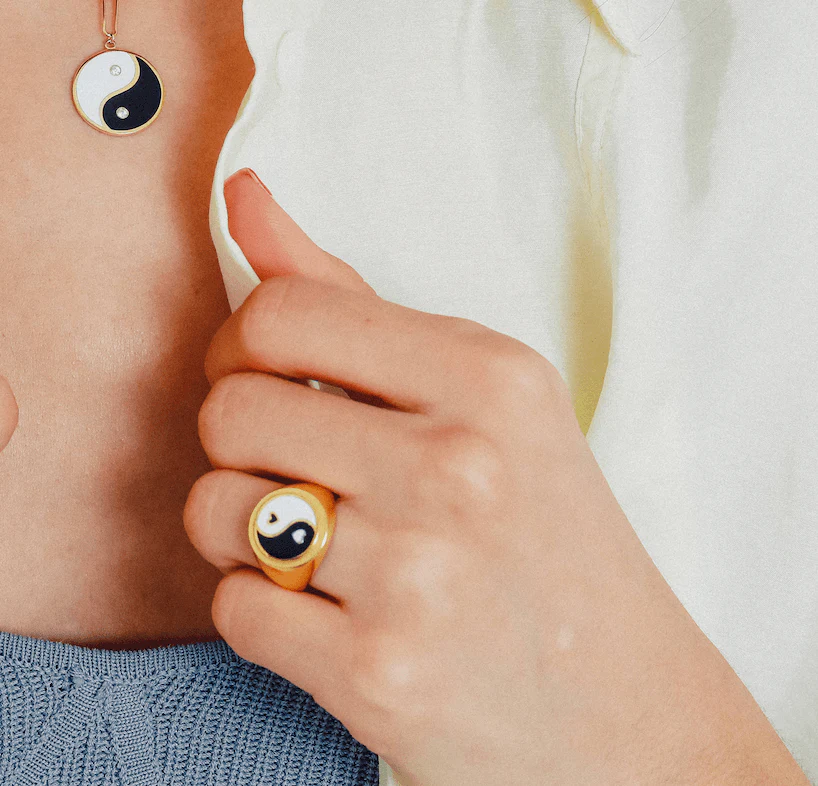 Yin Yang Signet Ring - Image 2