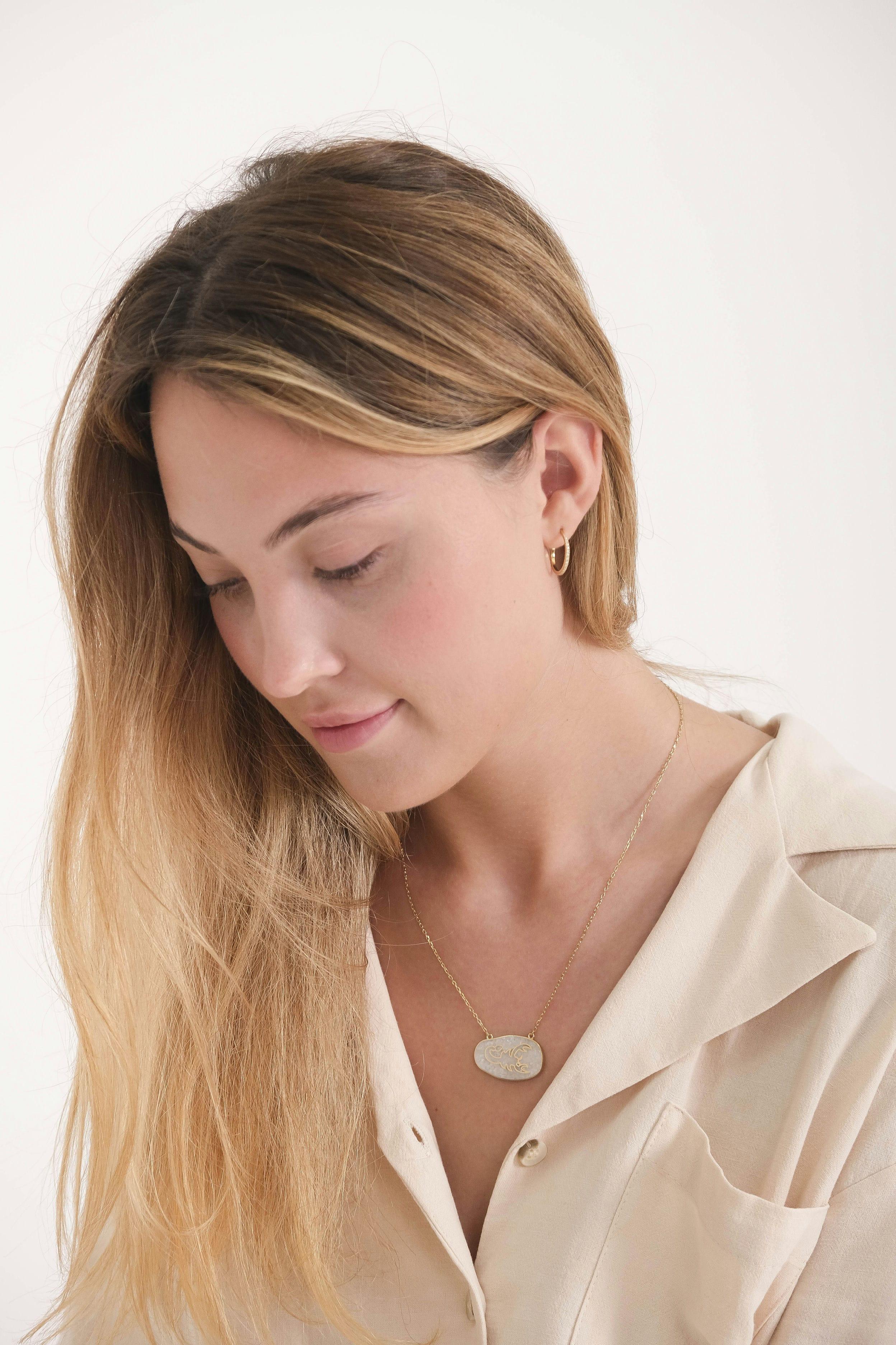 Zodiac Moonstone Necklace - Image 4