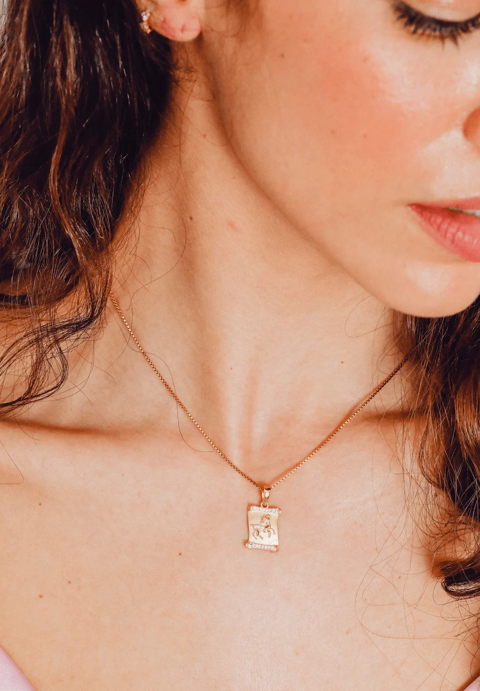 Zodiac star sign Necklace - Image 2